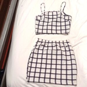 Matching set skirt and top